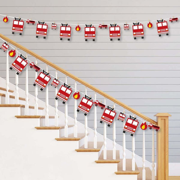 Firefighter Firetruck Baby Shower or Birthday Party DIY Decorations